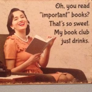 Join my BOOK CLUB....we know how to enjoy books!😝